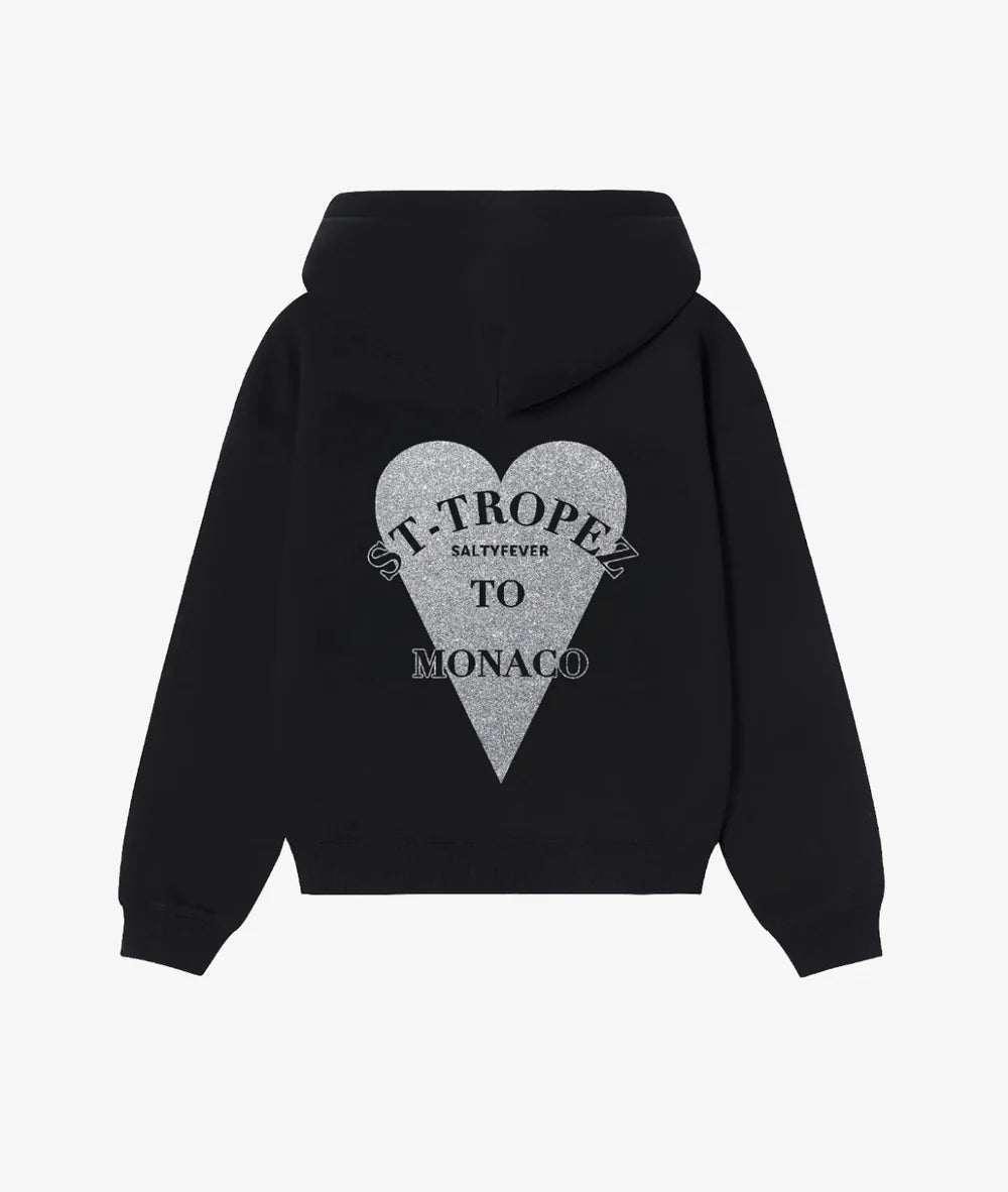 Z&V - Hoodie Noir St-Tropez